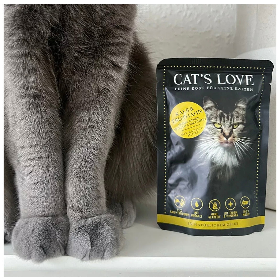 Cat's Love sobres Pavo y Ternera