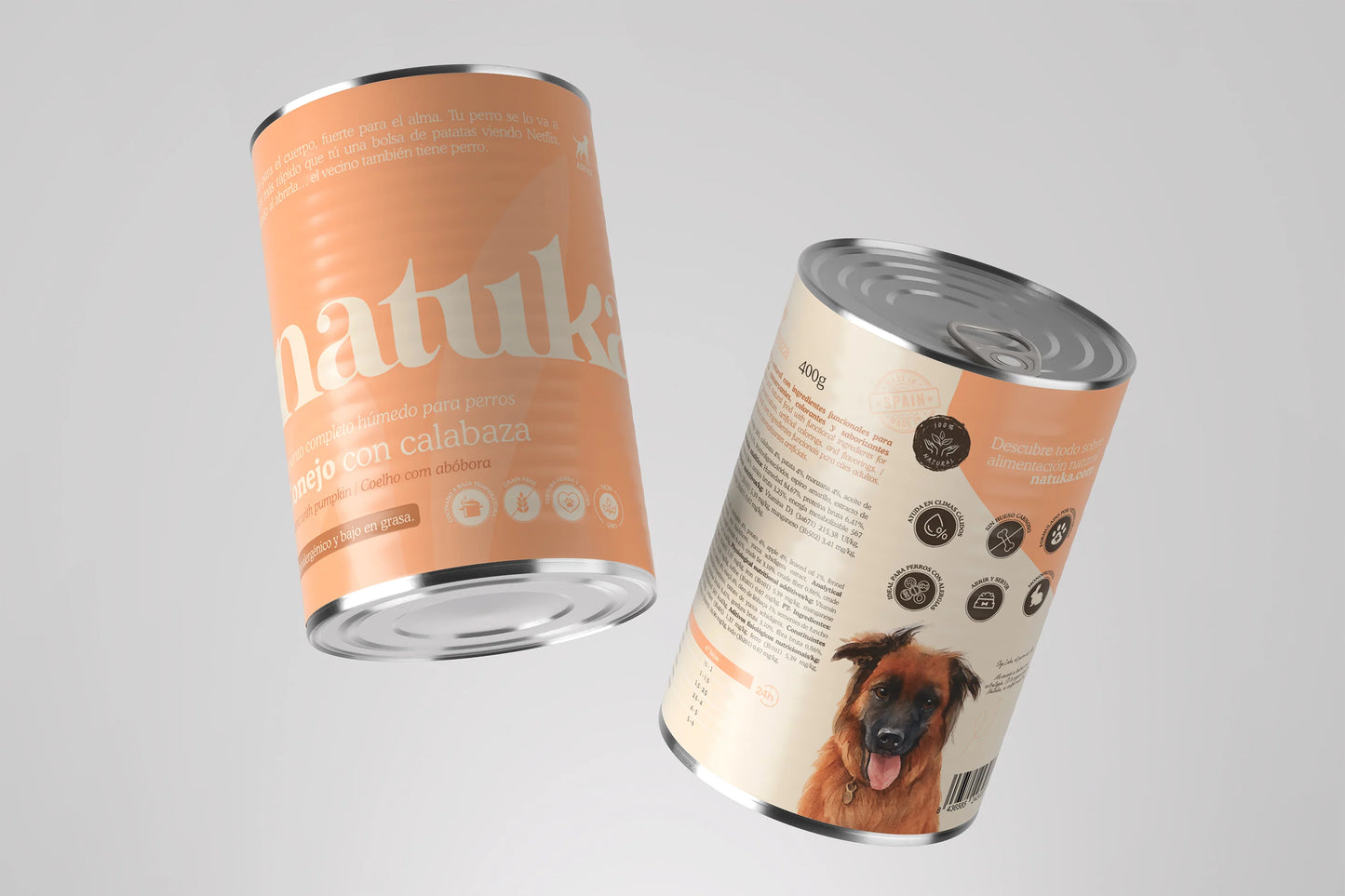Natuka - Monoproteico conejo 400gr.