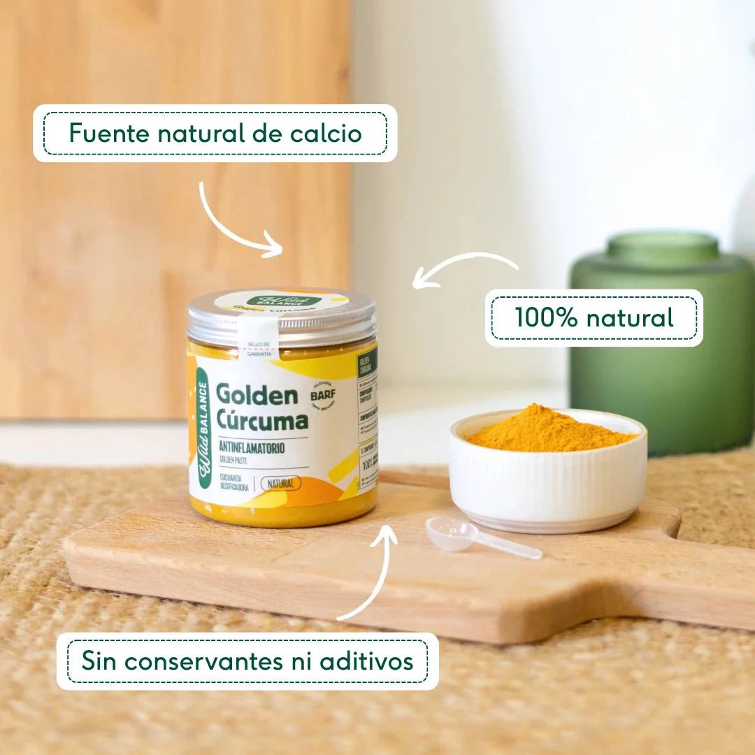 Golden Cúrcuma | Suplemento natural antiinflamatorio para perros y gatos
