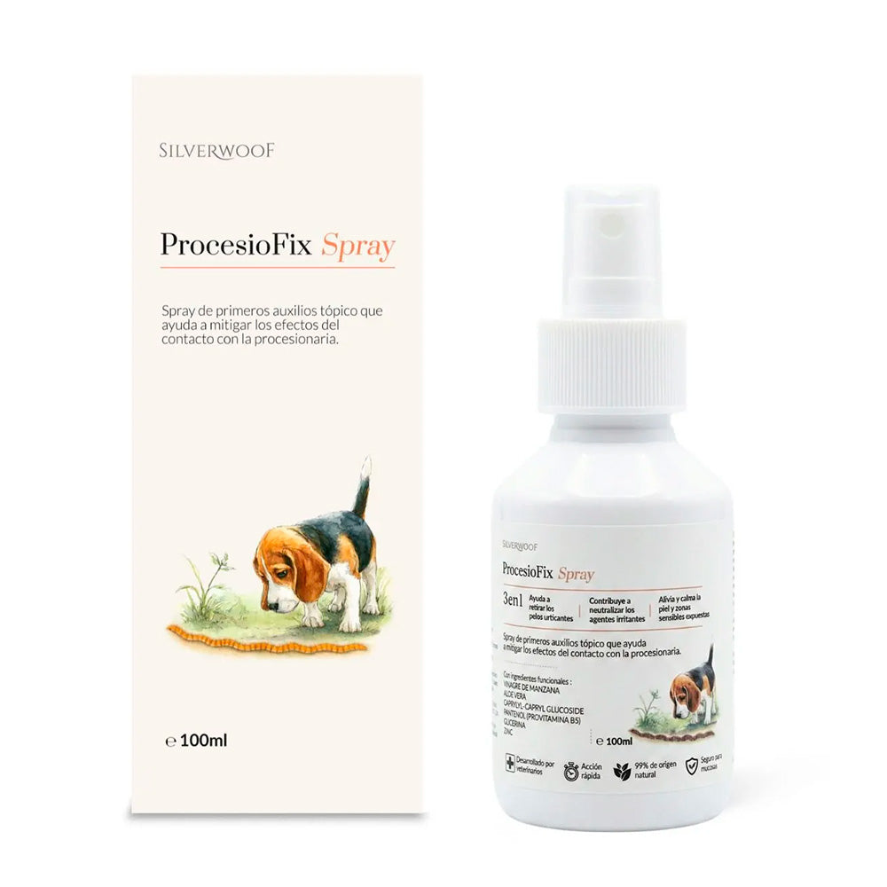 ProcesioFix Spray | Primeros auxilios para procesionaria en perros