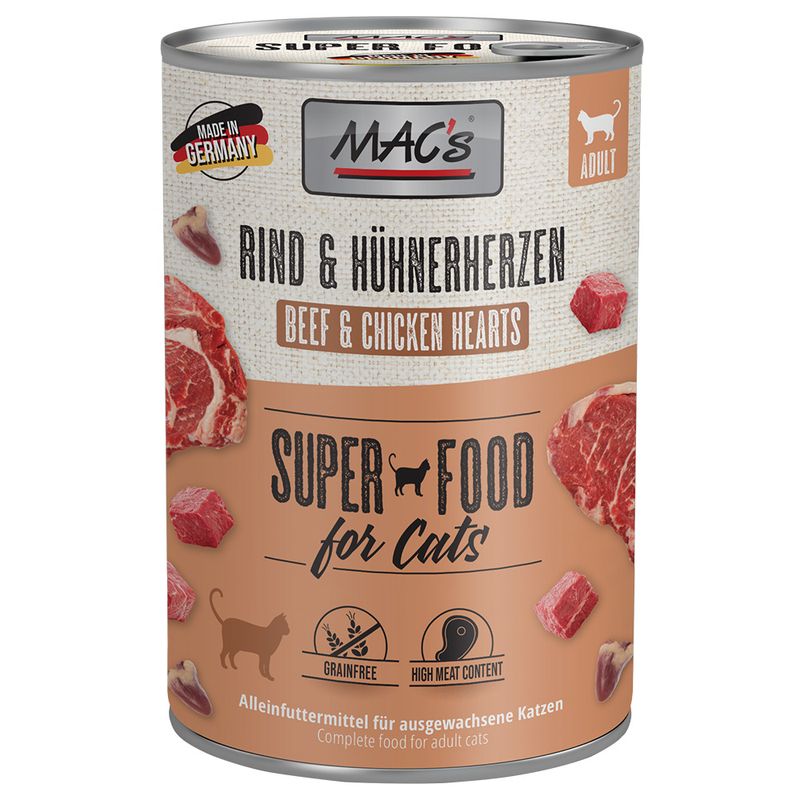 🐄❤️ MAC’s Superfood para gatos – Corazón e hígado de buey