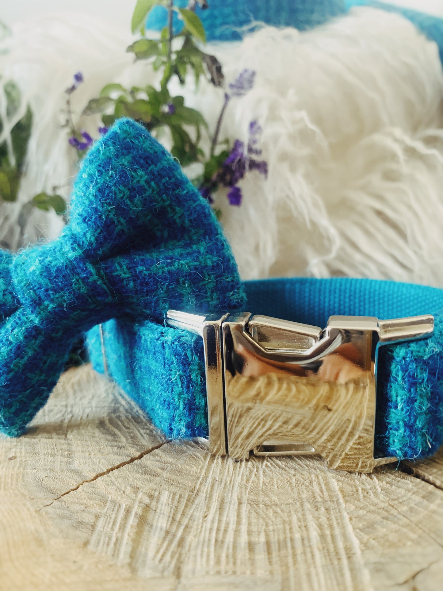 Full Set Blue Basketwave