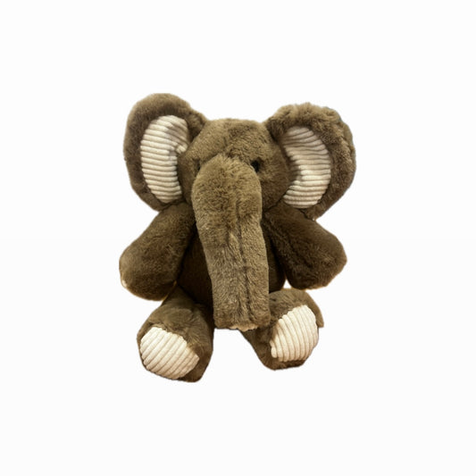 🧸 Peluche Elefante Marrón – Suave y Adorable