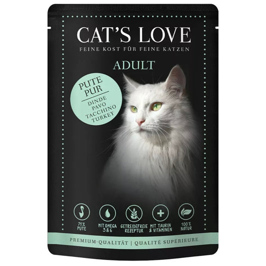 Cat's Love sobres Pavo (85 gr)