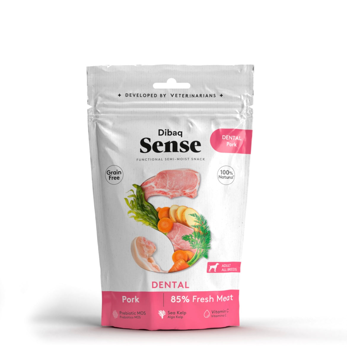 Dibaq Sense Snack Dental de Cerdo: Cuidado Dental Natural para Tu Perro 🐶✨