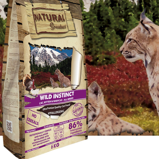 Natural Greatness Wild Instinct - Pienso grain-free para gatos