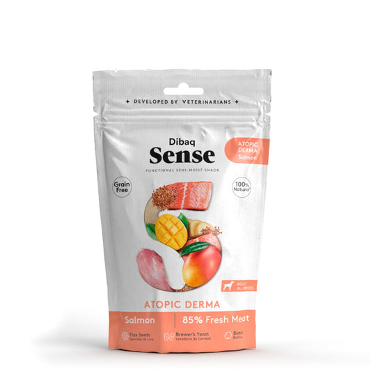 Dibaq Sense Snack Piel y Pelaje Salmón: Belleza Natural para Tu Perro 🐕✨