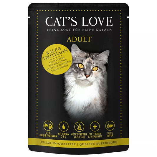 Cat's Love sobres Pavo y Ternera
