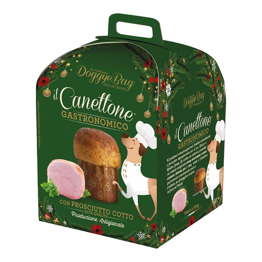 🐶 Canettone Gastronómico Doggye Bag – Prosciutto  🎄
