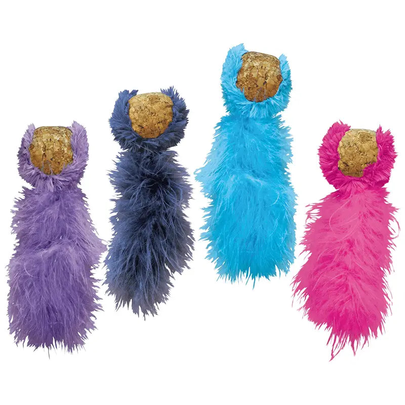 KONG Active bola con plumas juguete para gato