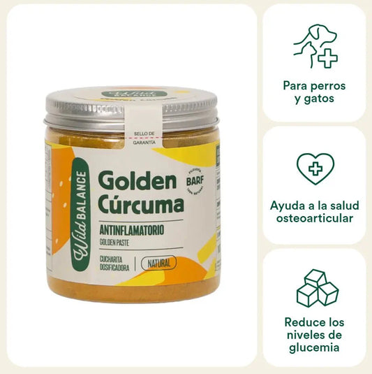 Golden Cúrcuma | Suplemento natural antiinflamatorio para perros y gatos