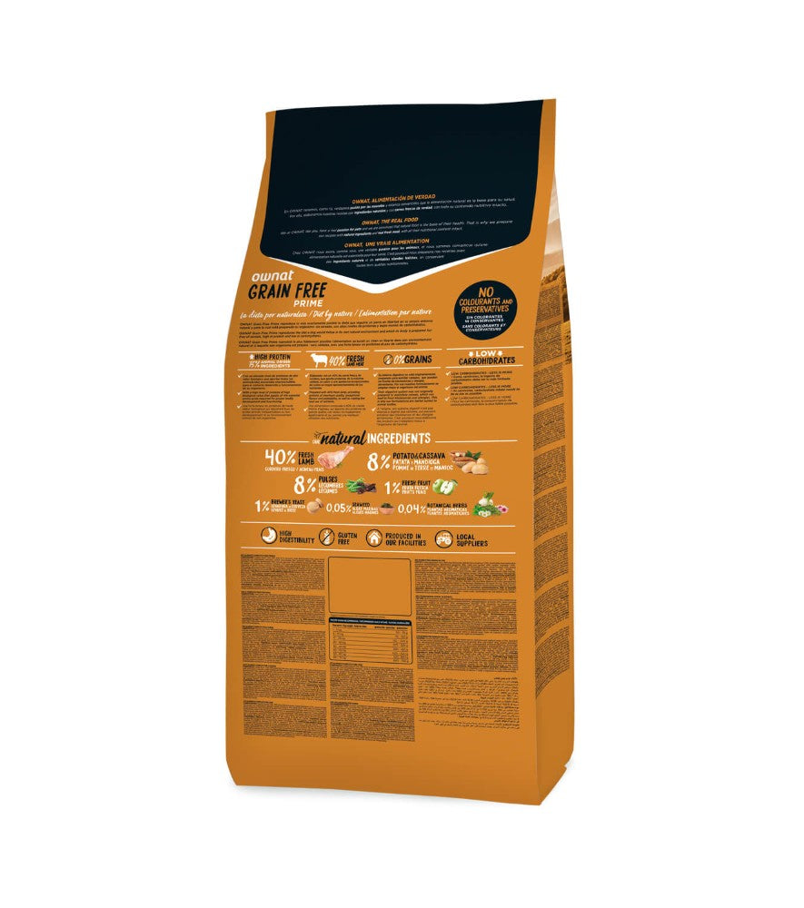 Ownat Prime Grain Free - Adult Lamb