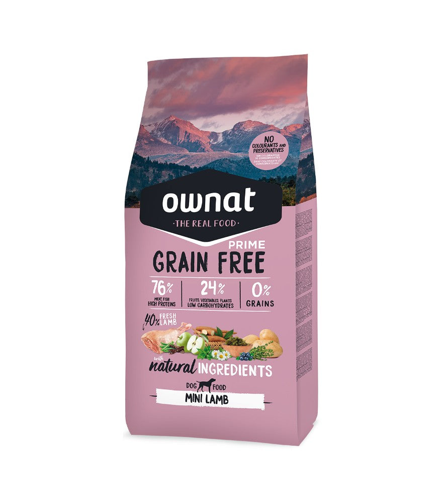 Ownat Prime Grain Free - Mini Lamb