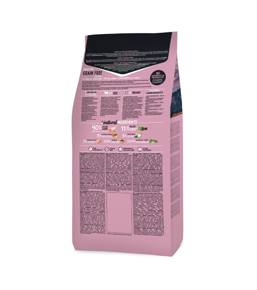 Ownat Prime Grain Free - Mini Lamb