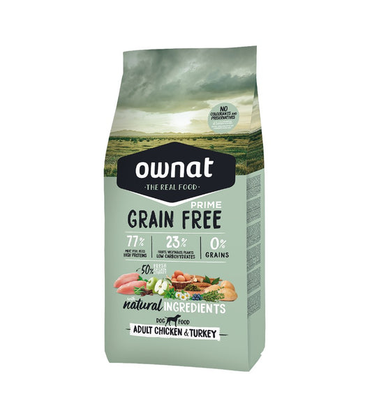 Ownat Prime Grain Free - Adult Chicken & Turkey
