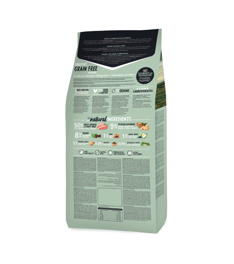 Ownat Prime Grain Free - Adult Chicken & Turkey