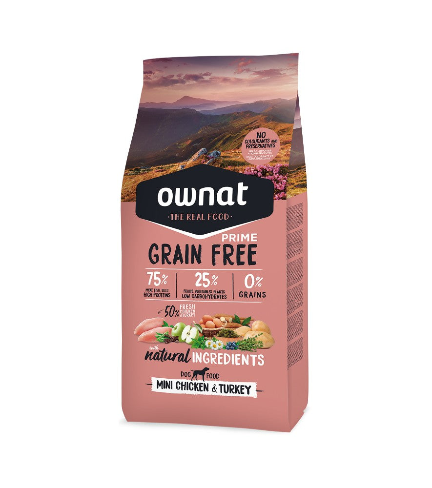 Ownat Prime Grain Free - Mini Chicken & Turkey
