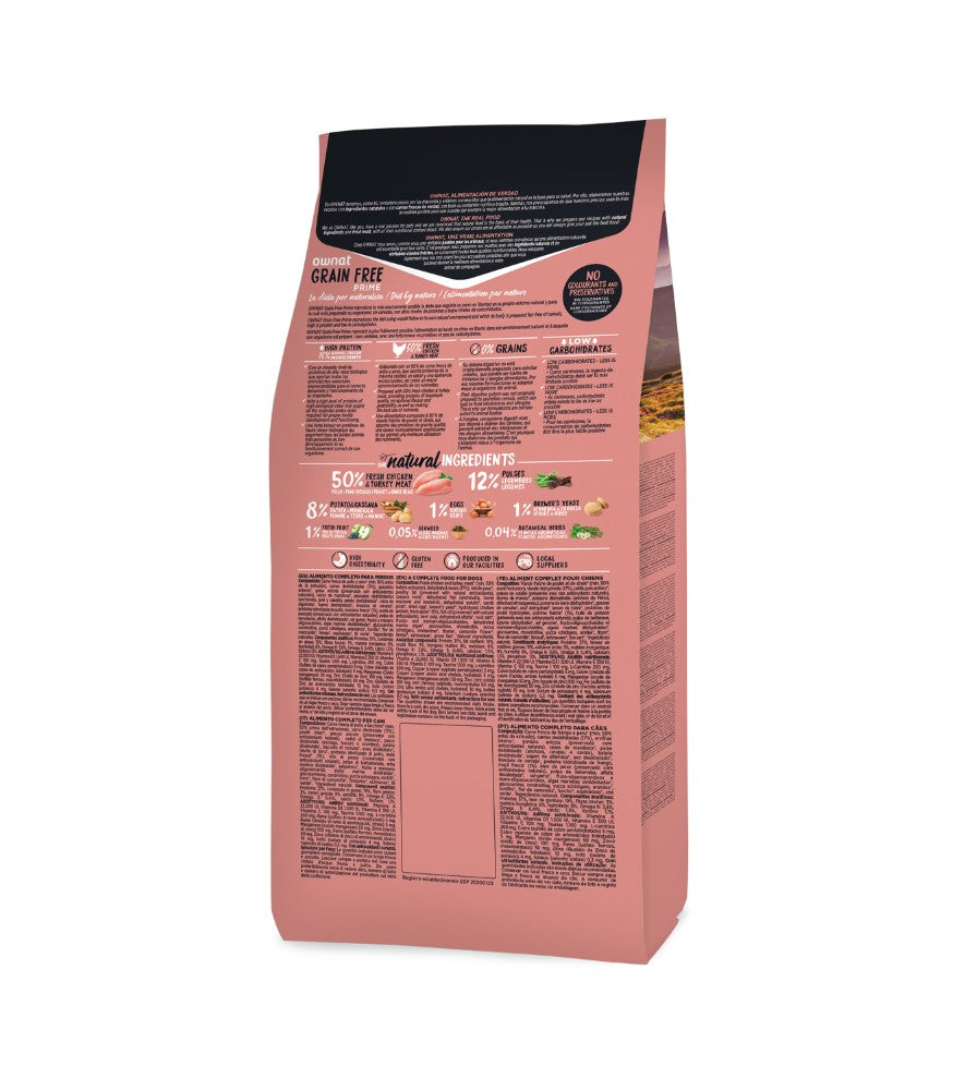 Ownat Prime Grain Free - Mini Chicken & Turkey