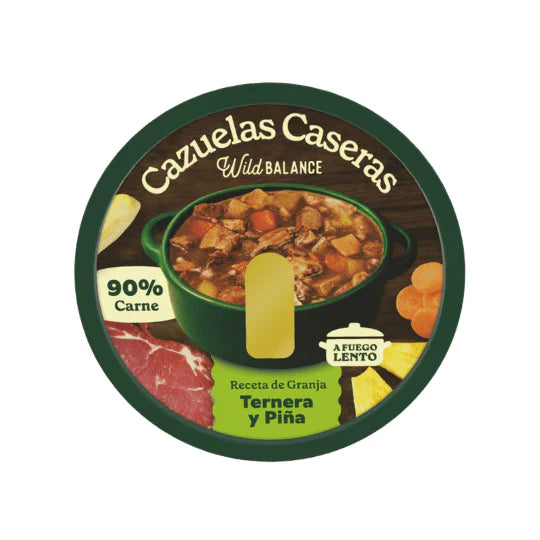 Cazuelas Cocinadas Wild Balance | Comida natural cocinada para perros