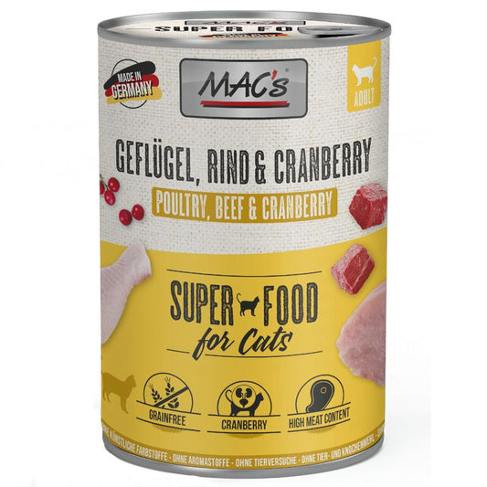 🐔🦢 MAC’s Superfood para gatos – Pollo y Ganso