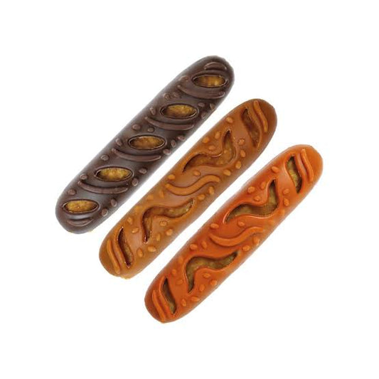 🥖 Éclair Glaseado Natural – Pollo y Arándanos